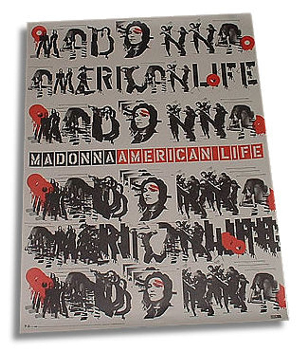 Madonna American Life - Promo Poster US Promo poster 20 X 30