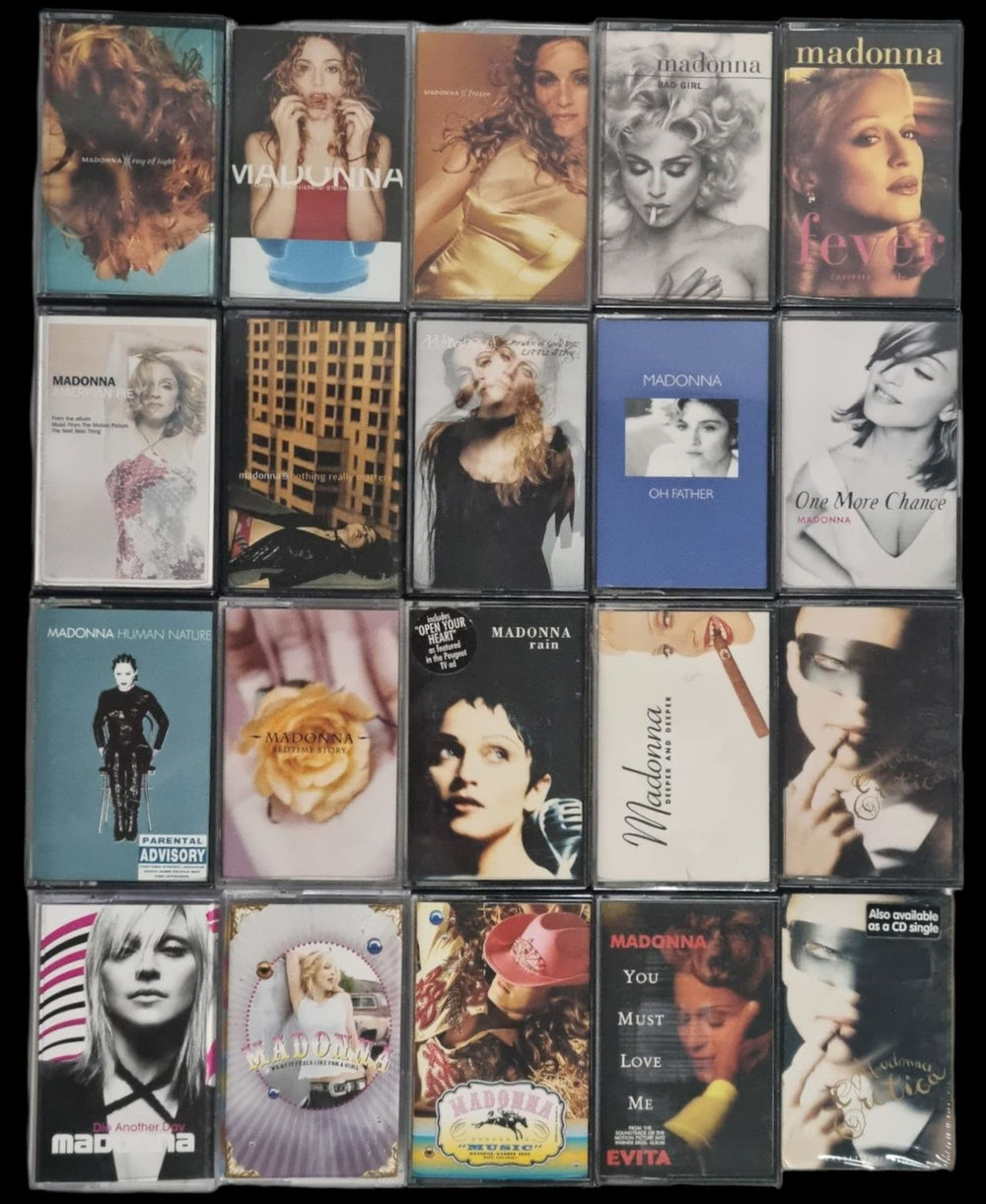 Madonna Collection of 20 Cassette Singles UK cassette single