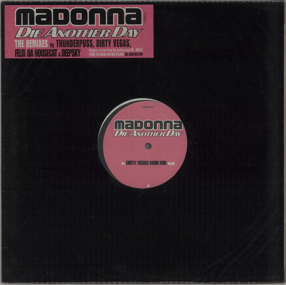 Madonna Die Another Day - Double Pack UK Promo 12" vinyl single (12 inch record / Maxi-single) SAM00721