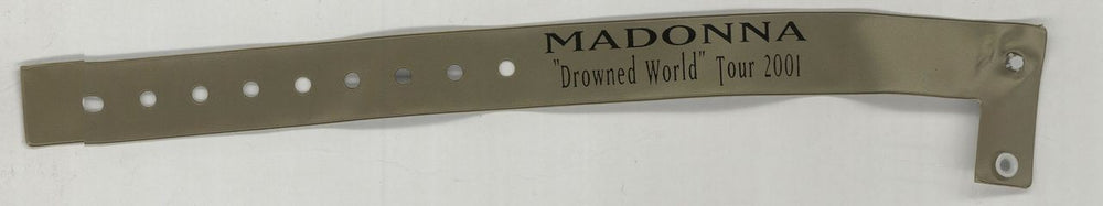 Madonna Drowned World Tour - access pass US Promo memorabilia