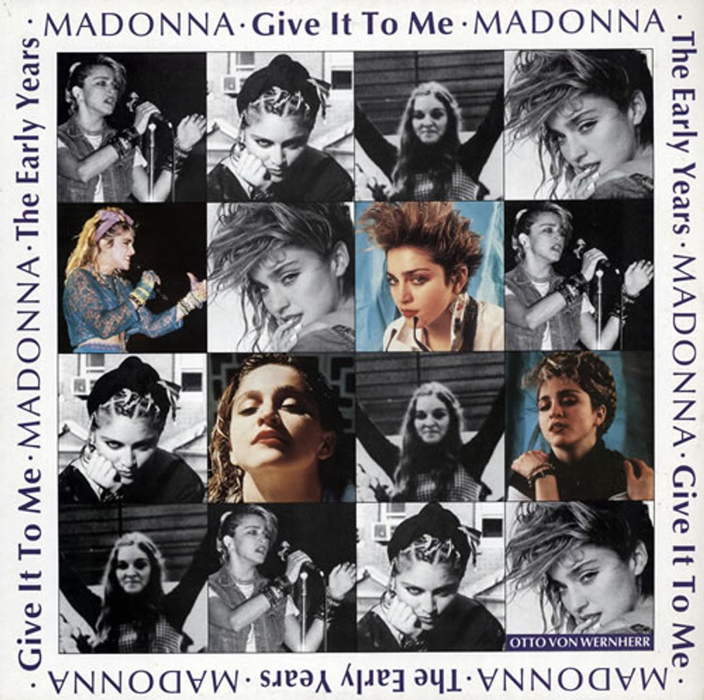 Madonna Give It To Me - The Early Years UK vinyl LP album (LP record) RRLP144