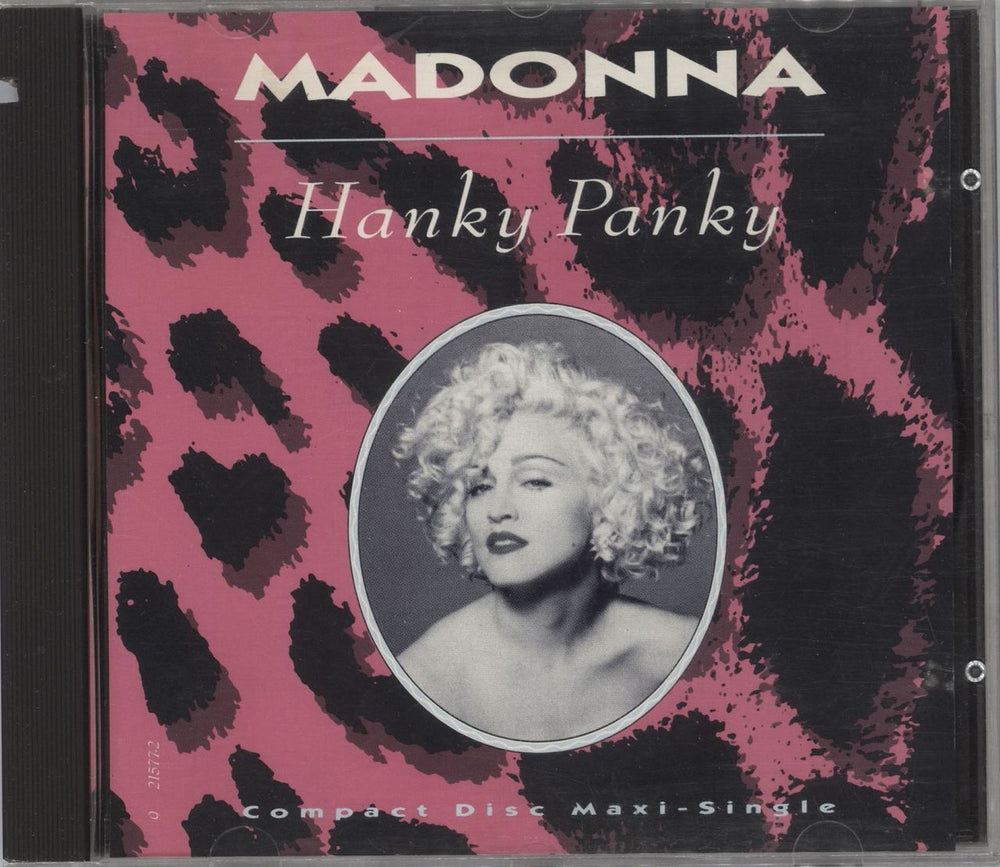 Madonna Hanky Panky US CD single (CD5 / 5") 921577-2