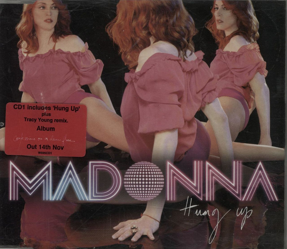 Madonna Hung Up UK 2-CD single set (Double CD single) W695CD1/CD2