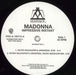 Madonna Impressive Instant Part 2 US Promo 12" vinyl single (12 inch record / Maxi-single) PRO-A-100773-A