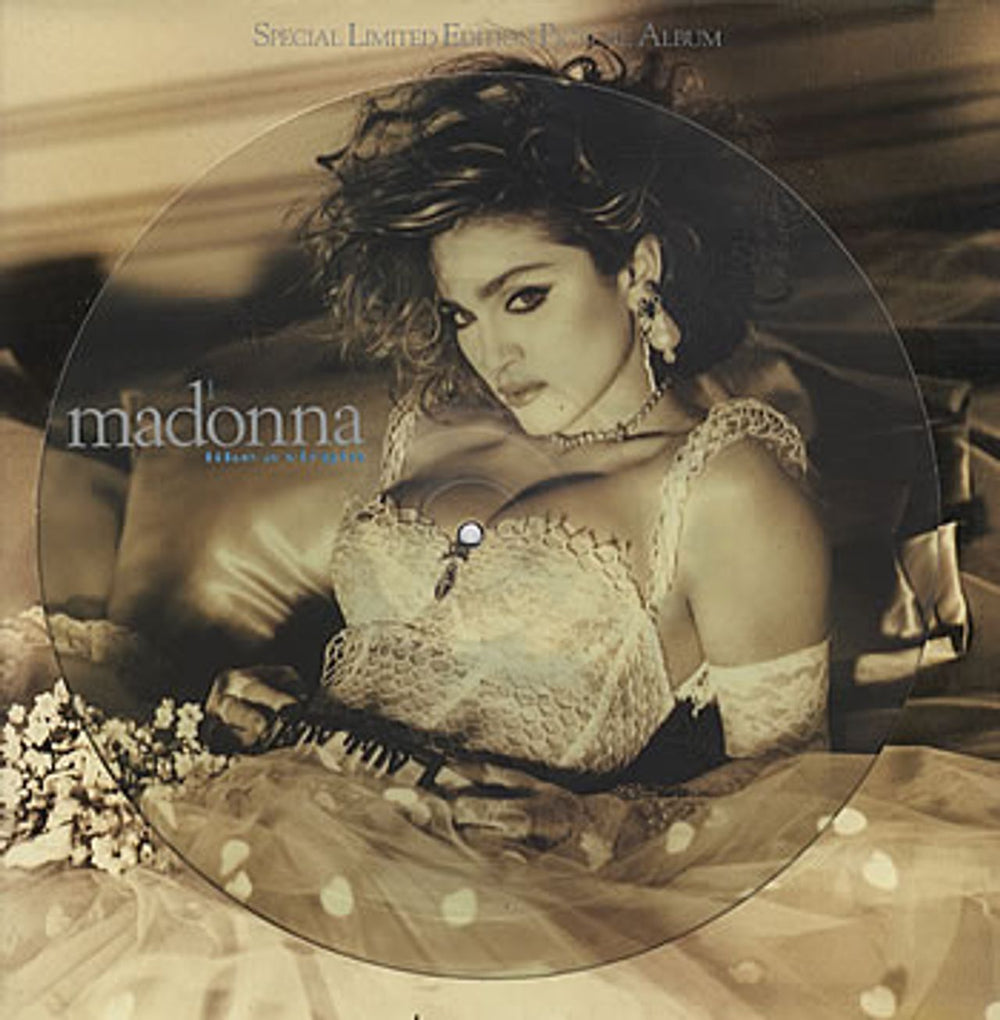 Madonna Like A Virgin UK picture disc LP (vinyl picture disc album) WX20P