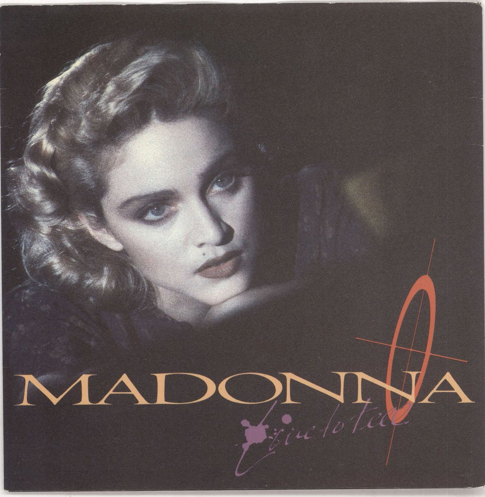 Madonna Live To Tell - Solid + Glossy Sleeve UK 7" vinyl single (7 inch record / 45) W8717