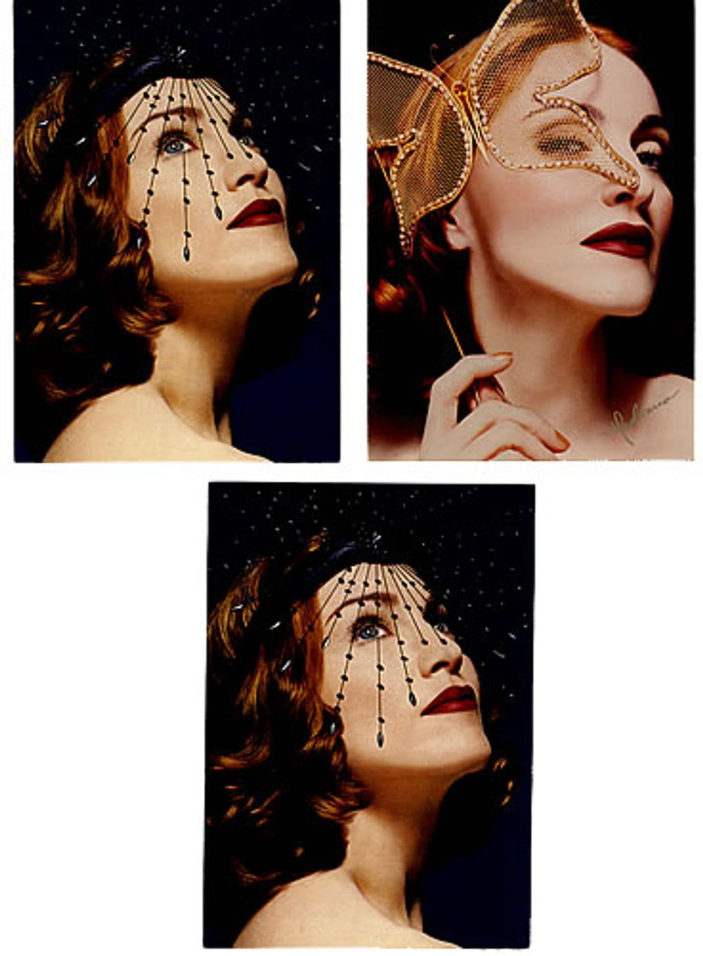 Madonna Max Factor Postcard Set UK Promo handbill POSTCARD SET