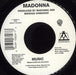 Madonna Music - Jukebox US 7" vinyl single (7 inch record / 45) 7-16826