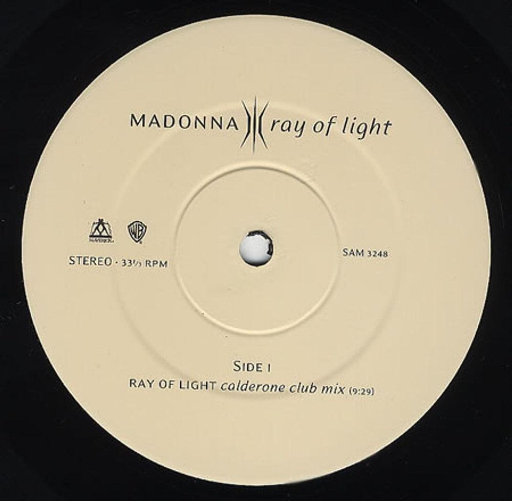 Madonna Ray Of Light #2 UK Promo 12" vinyl single (12 inch record / Maxi-single) SAM3248