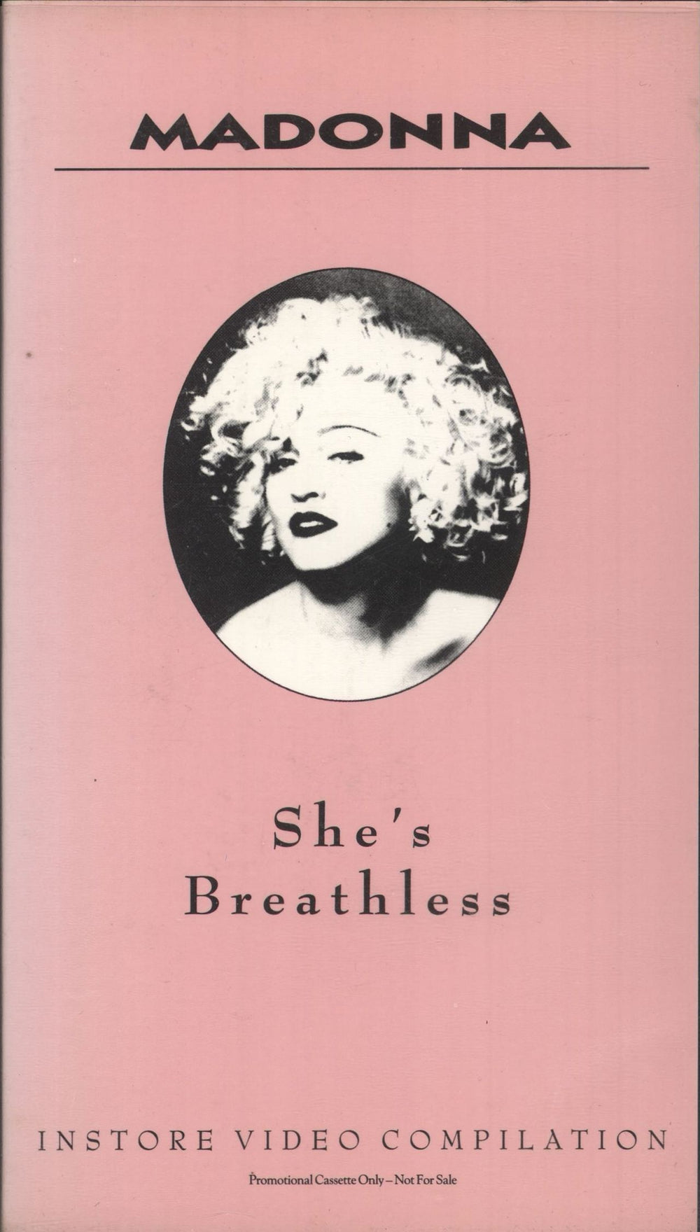 Madonna She's Breathless UK Promo video (VHS or PAL or NTSC) SAM684