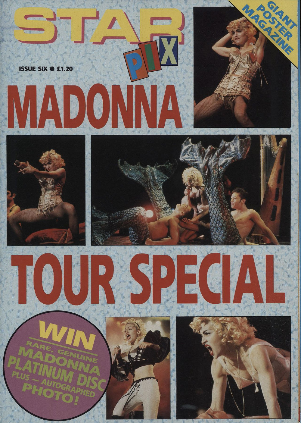 Madonna Star Pix - Giant Poster Magazine UK magazine