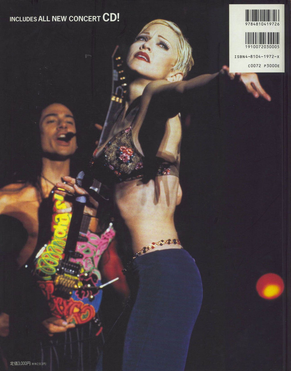 Madonna The Girlie Show Book + CD Japanese book 1910072030005