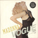 Madonna Vogue + Poster - EX UK 12" vinyl single (12 inch record / Maxi-single) W9851TW