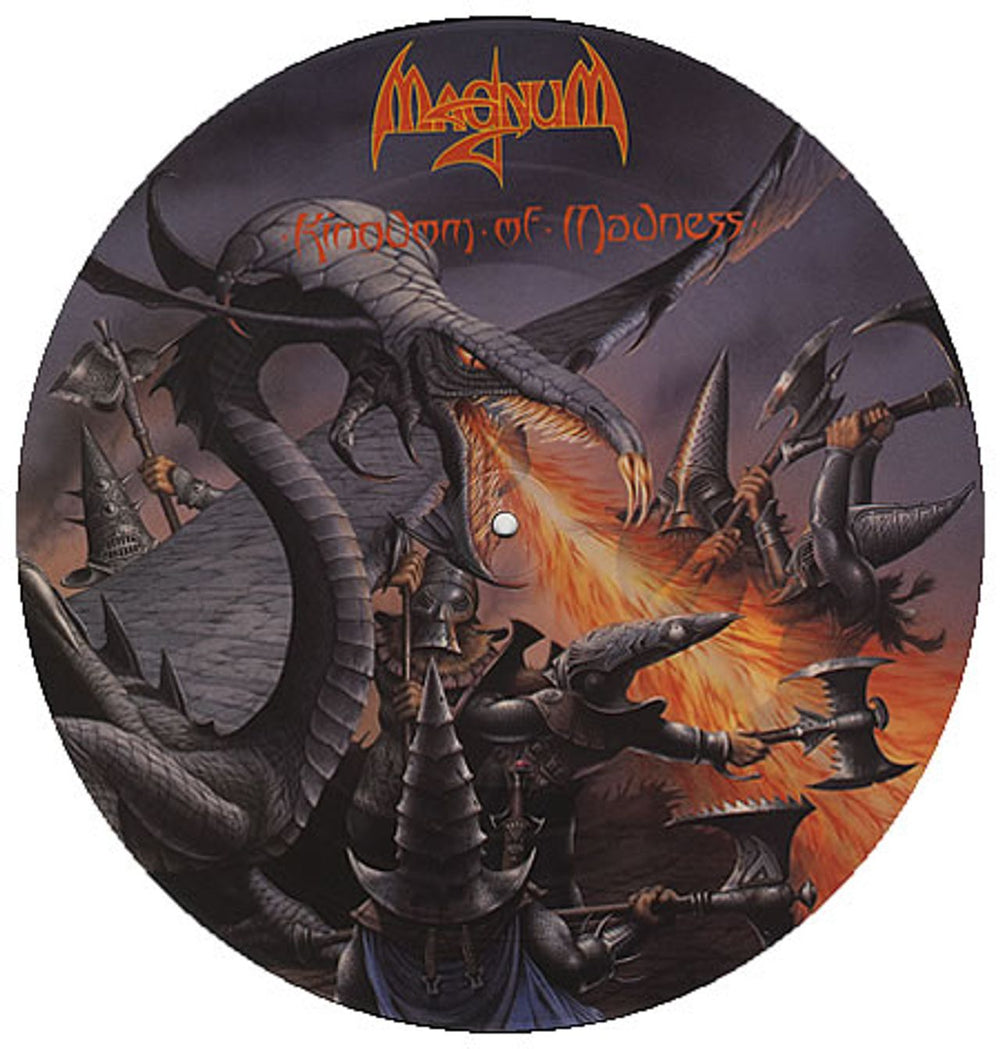 Magnum Kingdom Of Madness UK picture disc LP (vinyl picture disc album) WKFMPD118