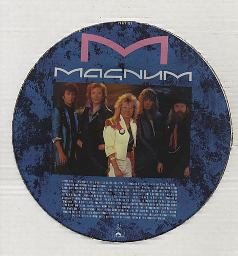 Magnum Midnight (You Won't Be Sleeping) Remix UK 12" vinyl picture disc (12 inch picture record) MAG2PMI276486