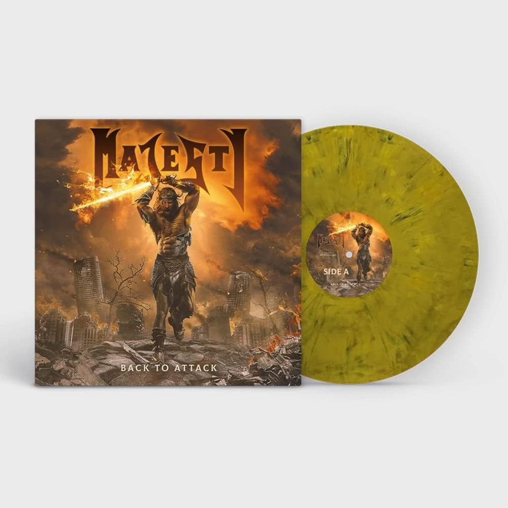 Majesty Back To Attack: Reaper Edition - Marbled Vinyl - Sealed German vinyl LP album (LP record) REAPER061