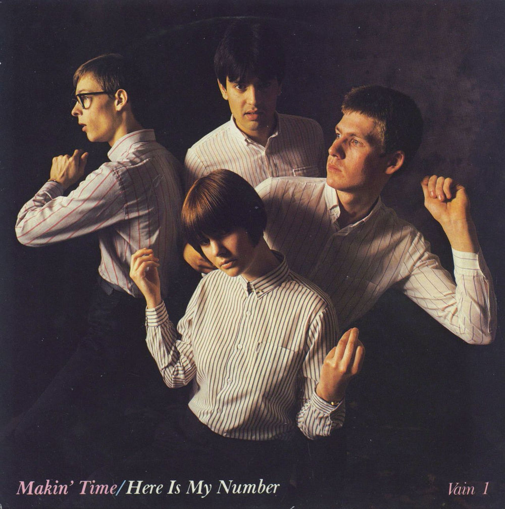 Makin' Time Here Is My Number UK 7" vinyl single (7 inch record / 45) VAIN1