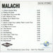 Malachi Malachi UK Promo CD-R acetate CD-R ACETATE