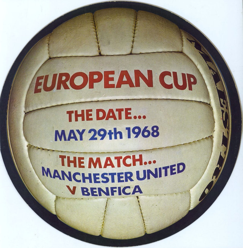 Manchester United FC European Cup Final, 1968 - Manchester United v Benfica UK vinyl LP album (LP record) INLP001