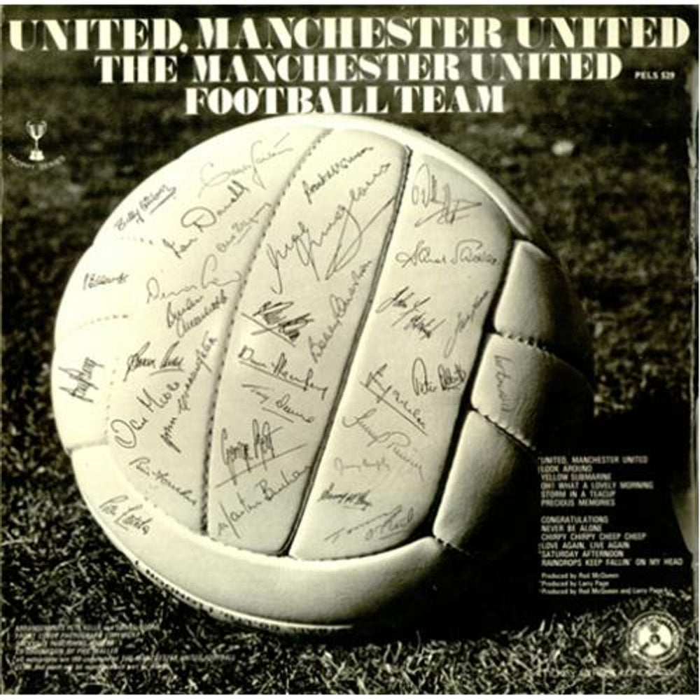 Manchester United FC United, Manchester United UK vinyl LP album (LP record) MFSLPUN121524