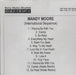 Mandy Moore (International Sequence) US CD-R acetate CD-R ACETATE