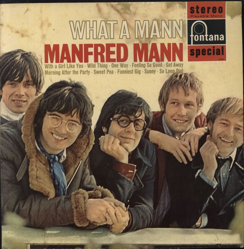 Manfred Mann What A Mann - 1st UK vinyl LP album (LP record) SFL13003