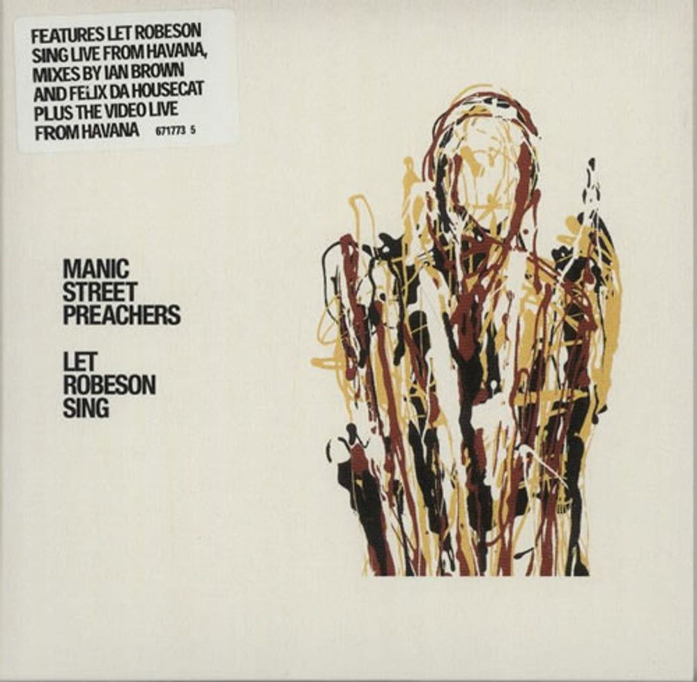 Manic Street Preachers Let Robeson Sing UK 2-CD single set (Double CD single) 6717732/35