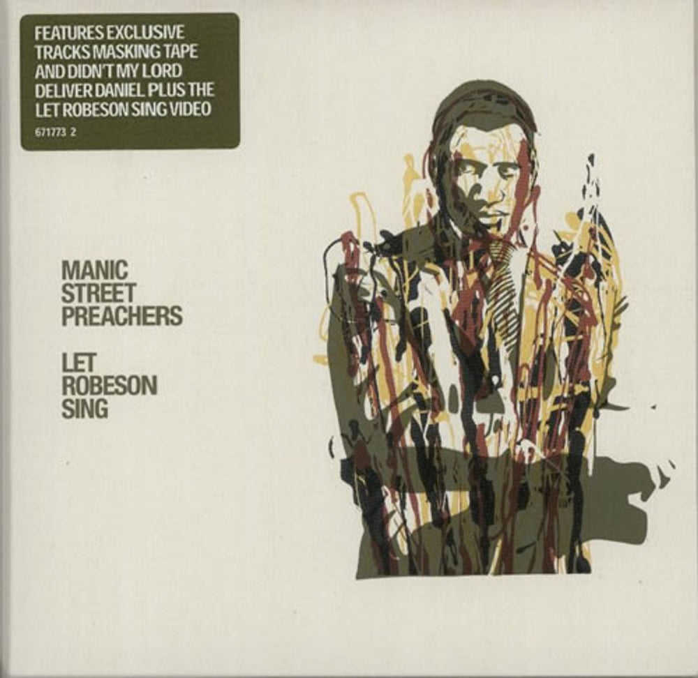 Manic Street Preachers Let Robeson Sing UK 2-CD single set (Double CD single) MAS2SLE194718