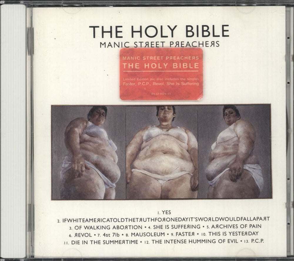 Manic Street Preachers The Holy Bible - Picture CD UK CD album (CDLP) 477421-9