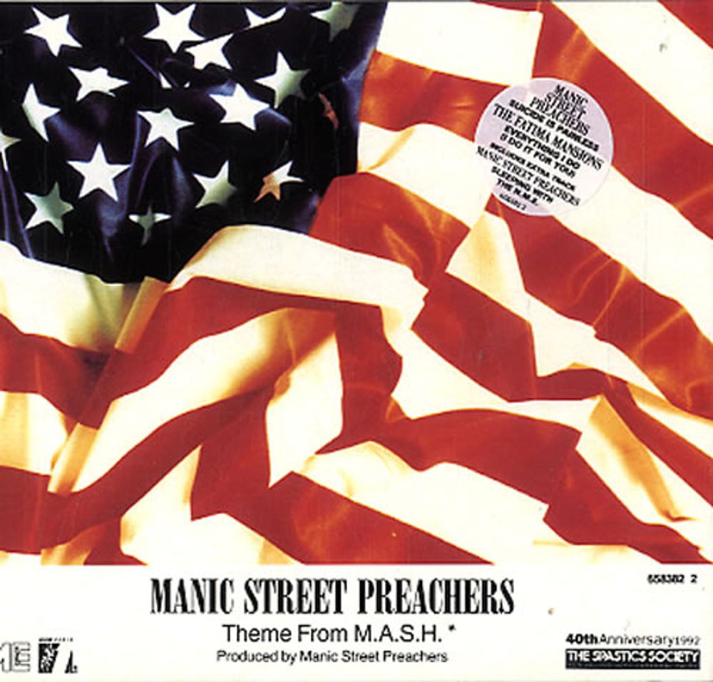 Manic Street Preachers Theme From M.A.S.H. (Suicide Is Painless) UK CD single (CD5 / 5") 6583822