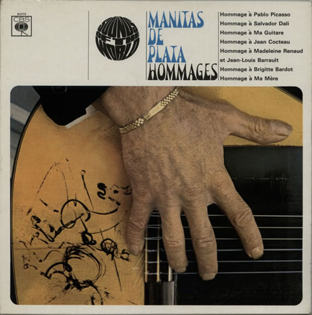 Manitas De Plata Hommages UK vinyl LP album (LP record) 63170