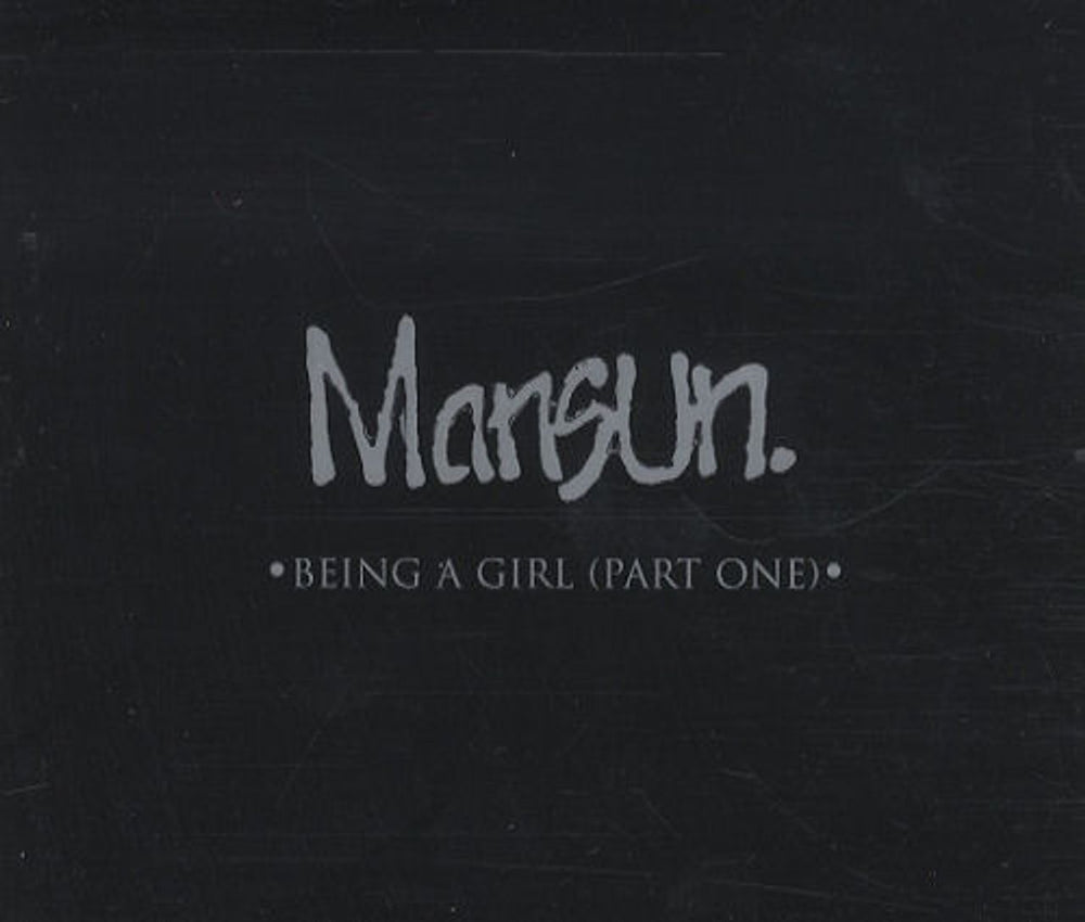 Mansun Being A Girl UK Promo CD single (CD5 / 5") CDRDJ6503