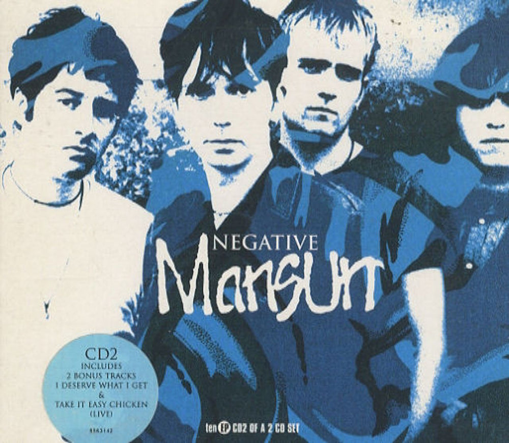 Mansun Negative - CD2 UK CD single (CD5 / 5") CDR6508