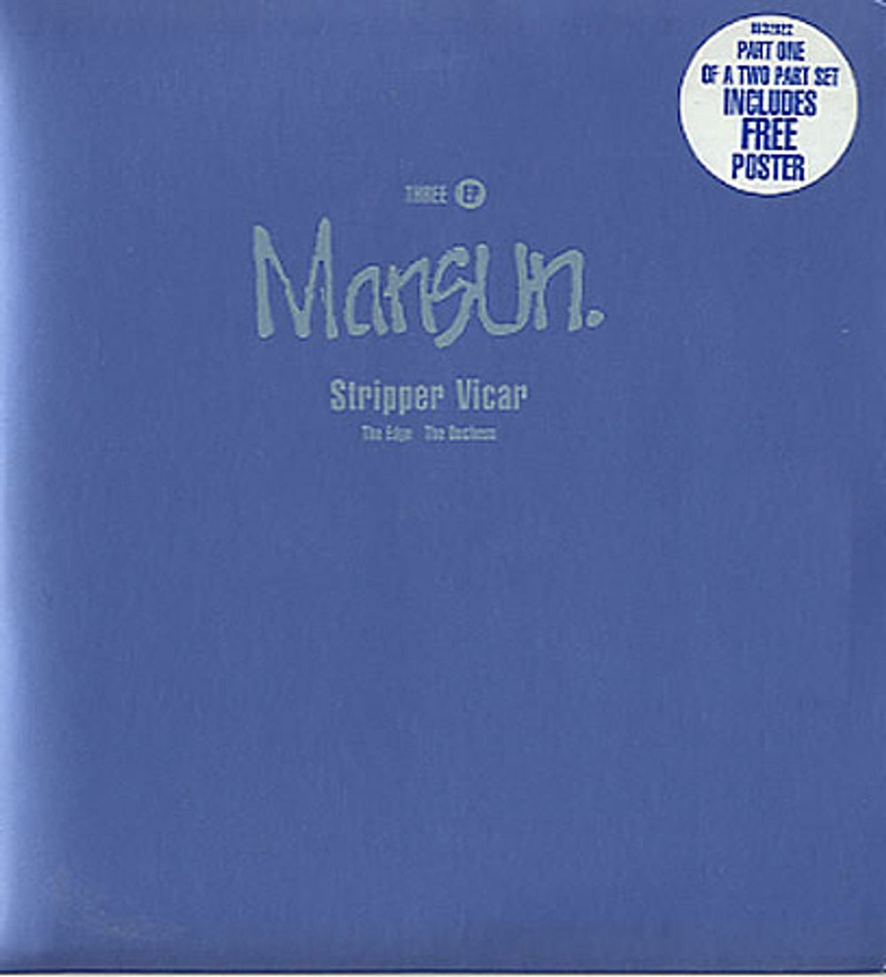 Mansun Stripper Vicar UK CD single (CD5 / 5") CDRS6447