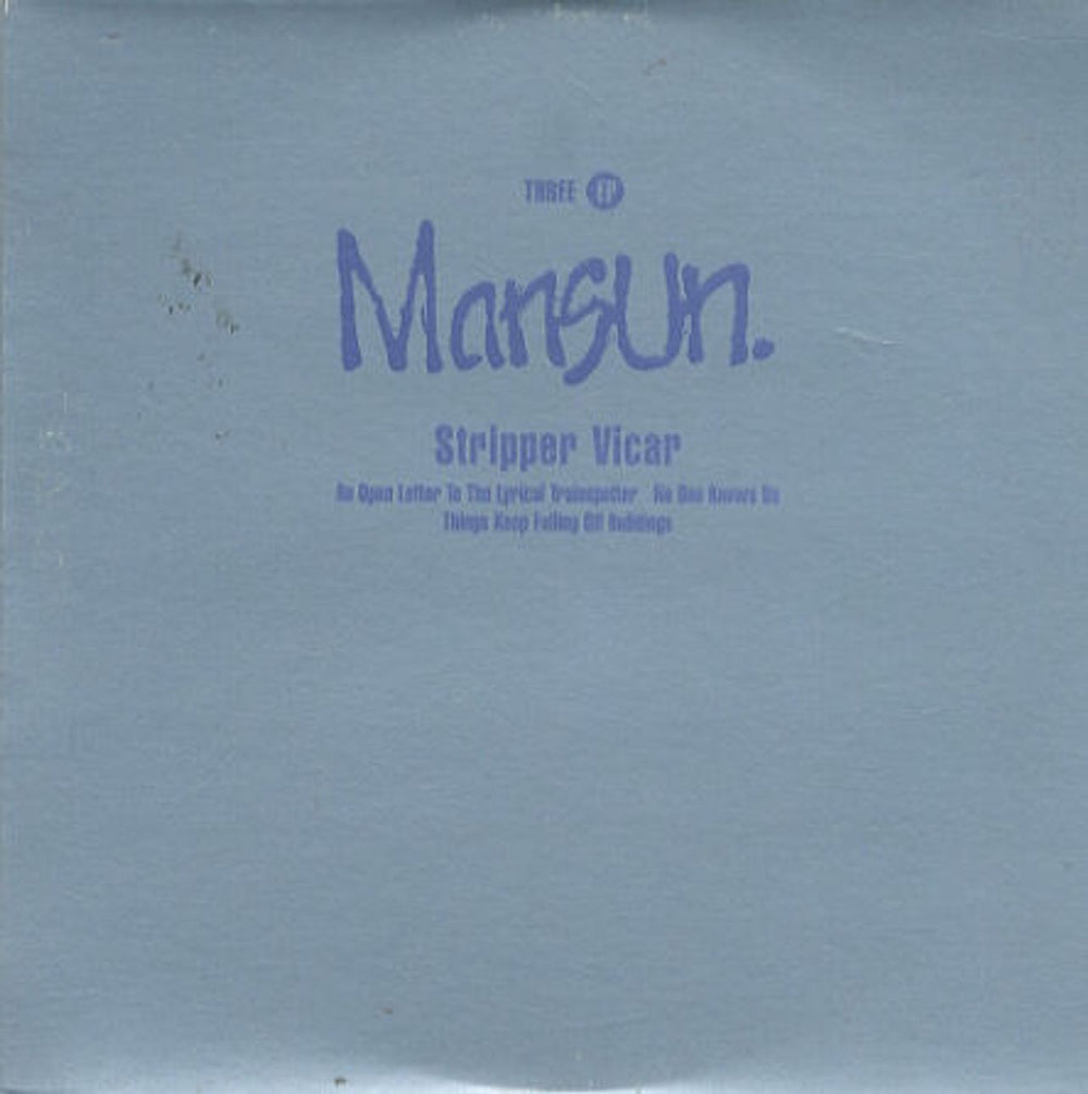 Mansun Three EP UK CD single (CD5 / 5") CDR6447