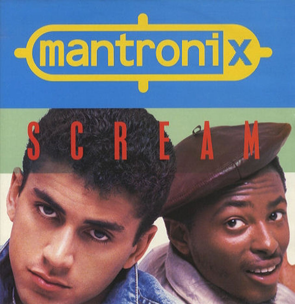 Mantronix Scream UK 12" vinyl single (12 inch record / Maxi-single) TENT169