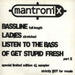 Mantronix The Best Of (1986-88) Sampler UK Promo 12" vinyl single (12 inch record / Maxi-single) DIXDJ91