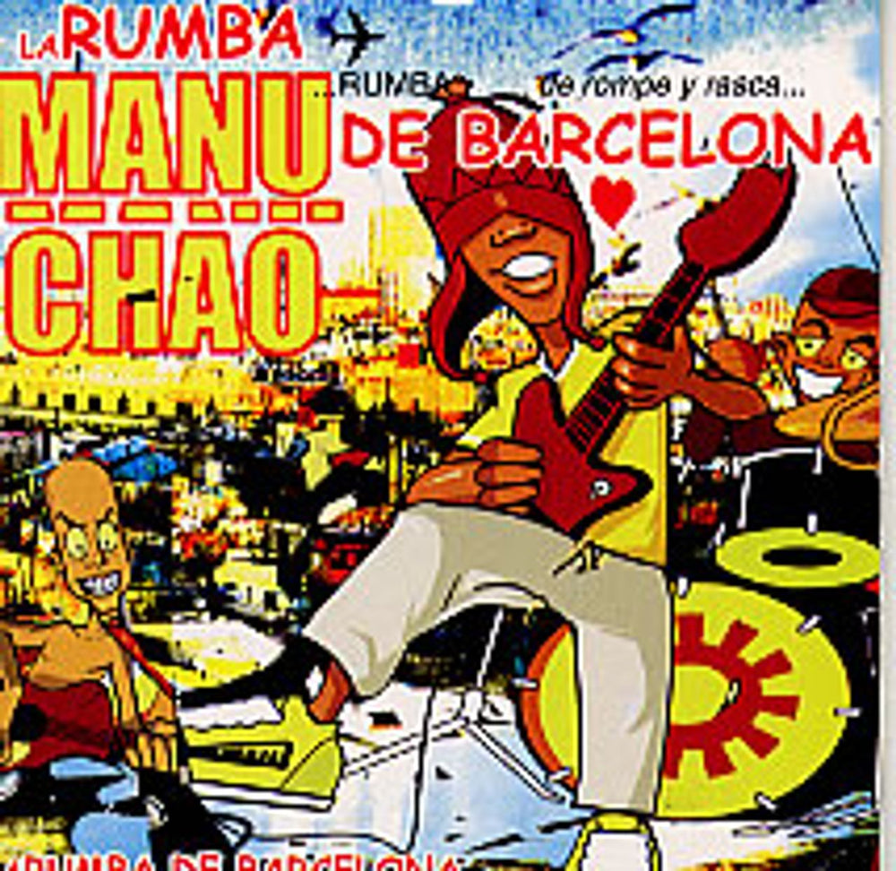 Manu Chao Rumba De Barcelona French Promo CD single (CD5 / 5") VISA7066