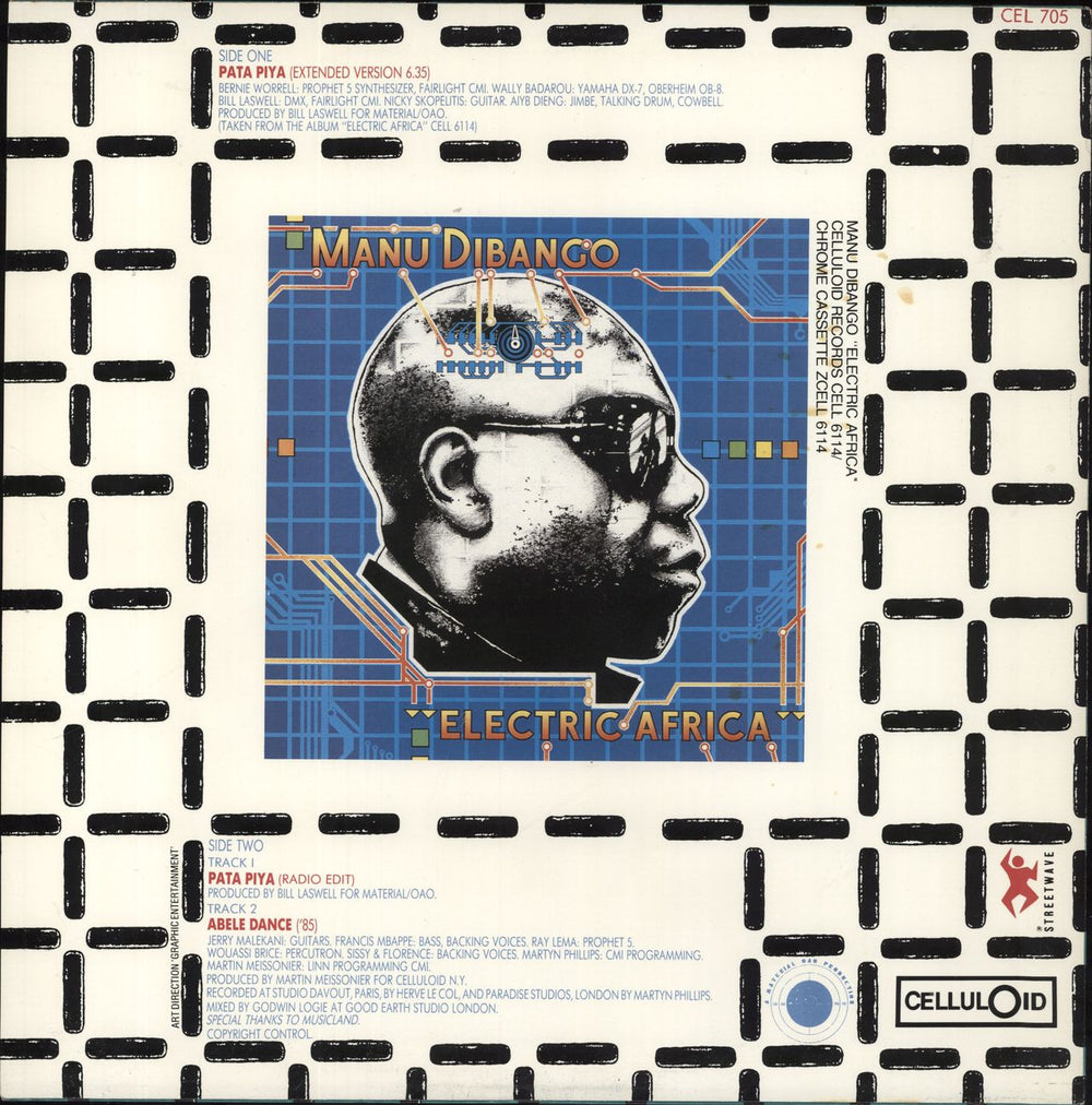 Manu Dibango Pata Piya - Full Length Extended Version UK 12" vinyl single (12 inch record / Maxi-single)