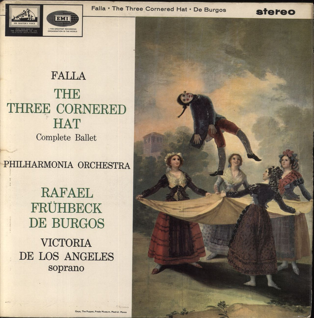 Manuel De Falla The Three Cornered Hat UK vinyl LP album (LP record) ASD608