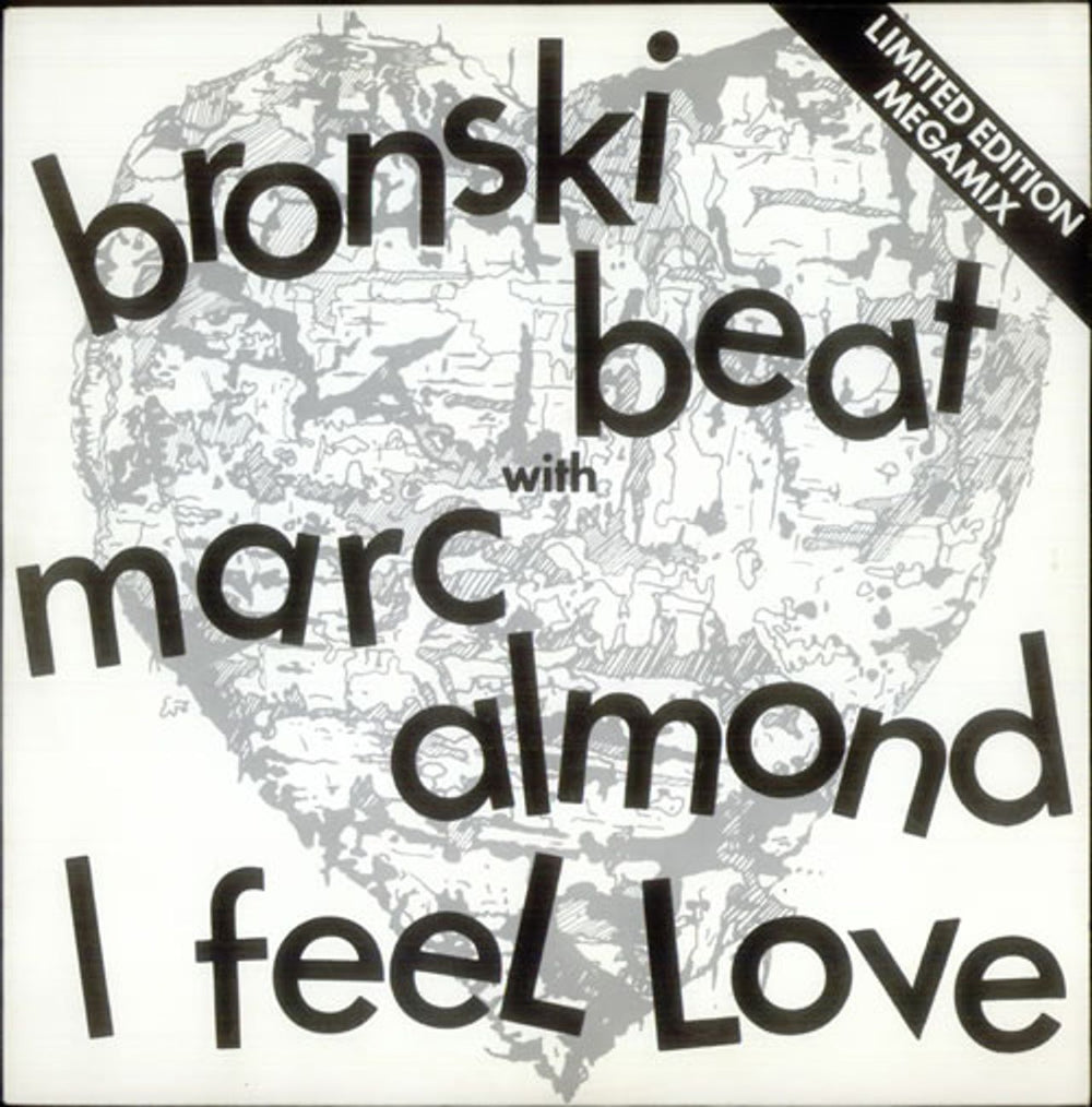 Marc Almond I Feel Love - Black & White sleeve UK 10" vinyl single (10 inch record) BITET4