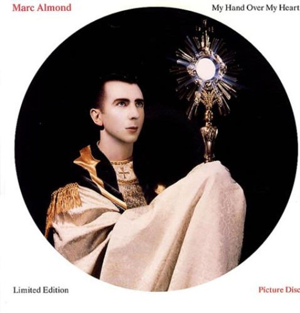 Marc Almond My Hand Over My Heart UK 12" vinyl picture disc (12 inch picture record) YZ633TP