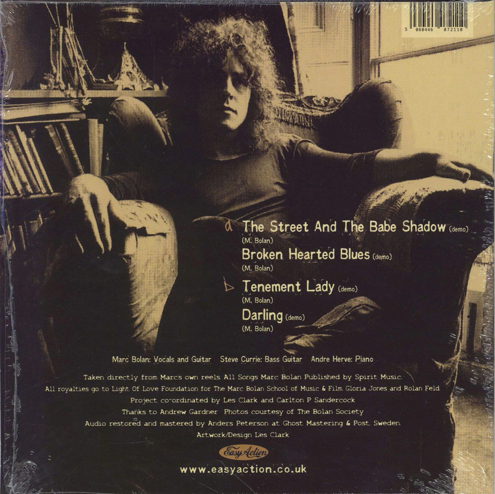 Marc Bolan The Street And Babe Shadow - Orange vinyl UK 7" vinyl single (7 inch record / 45) 5060446072110