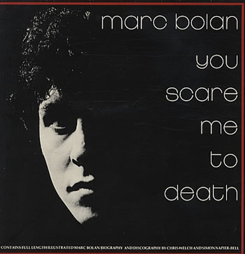 Marc Bolan You Scare Me To Death UK vinyl LP album (LP record) ERED20