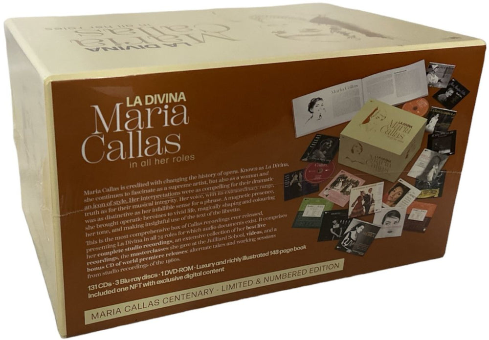 Maria Callas La Divina Maria Callas In All Her Roles - Sealed UK CD Album Box Set 5054197473951