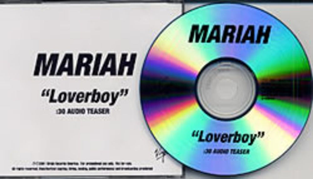 Mariah Carey Loverboy - 30 second teaser US Promo CD-R acetate CD ACETATE