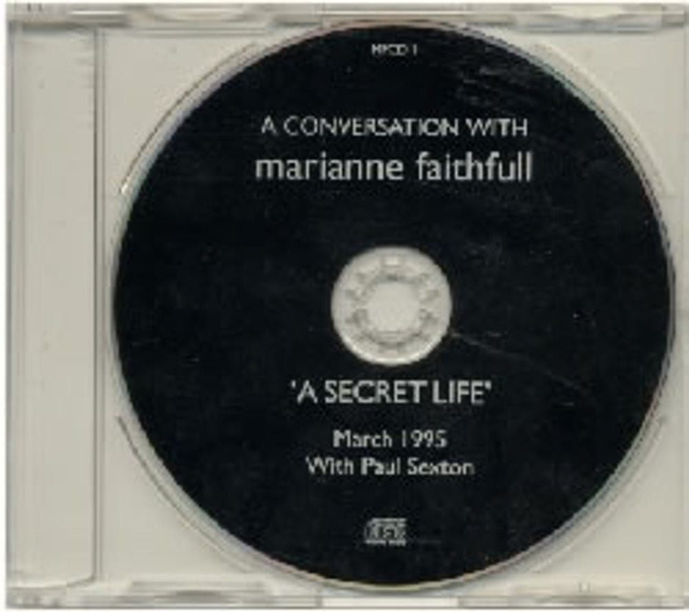 Marianne Faithfull A Conversation With - A Secret Life UK Promo CD album (CDLP) MFCD1