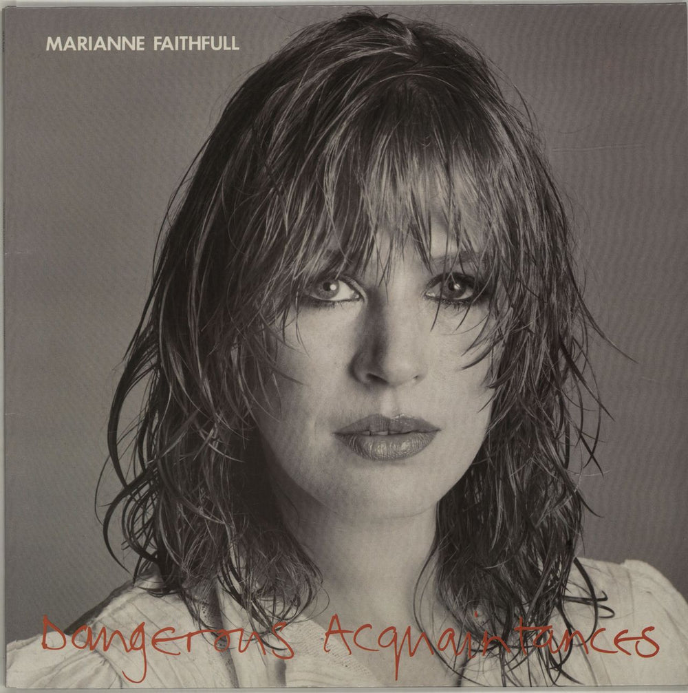 Marianne Faithfull Dangerous Acquaintances UK vinyl LP album (LP record) ILPS9648