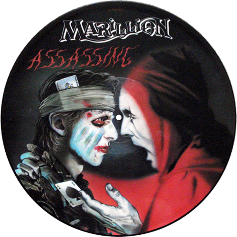 Marillion Assassing UK 12" vinyl picture disc (12 inch picture record) 12MARILP2