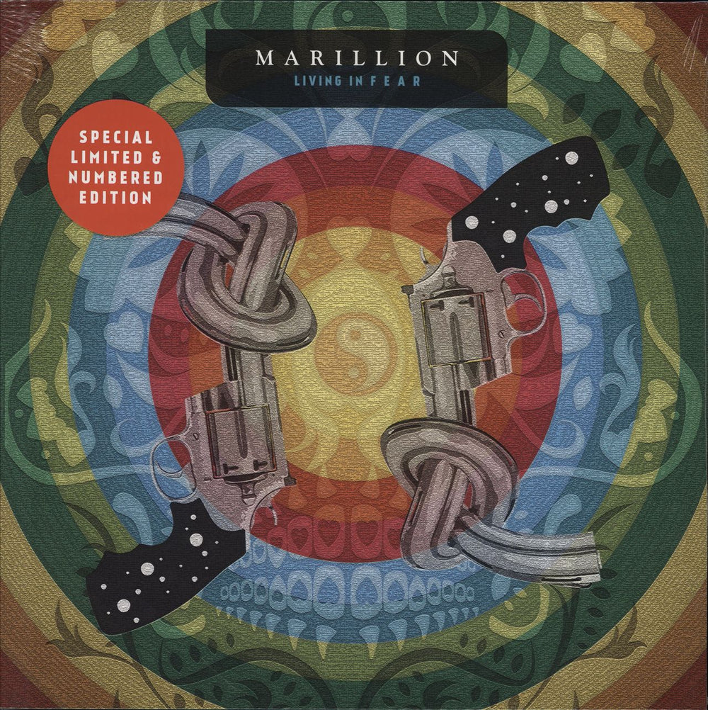 Marillion Living In F E A R - Numbered & Sealed UK 12" vinyl single (12 inch record / Maxi-single) 0212448EMU